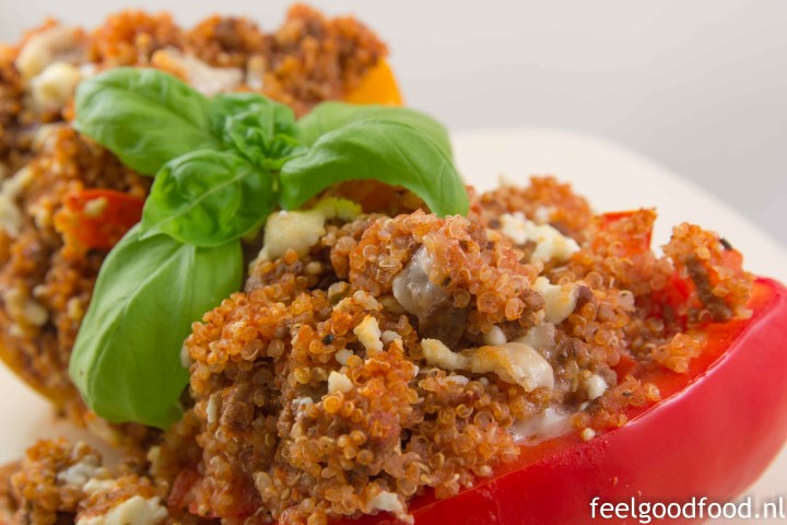 Diner - gevulde paprika met quinoa (Small)